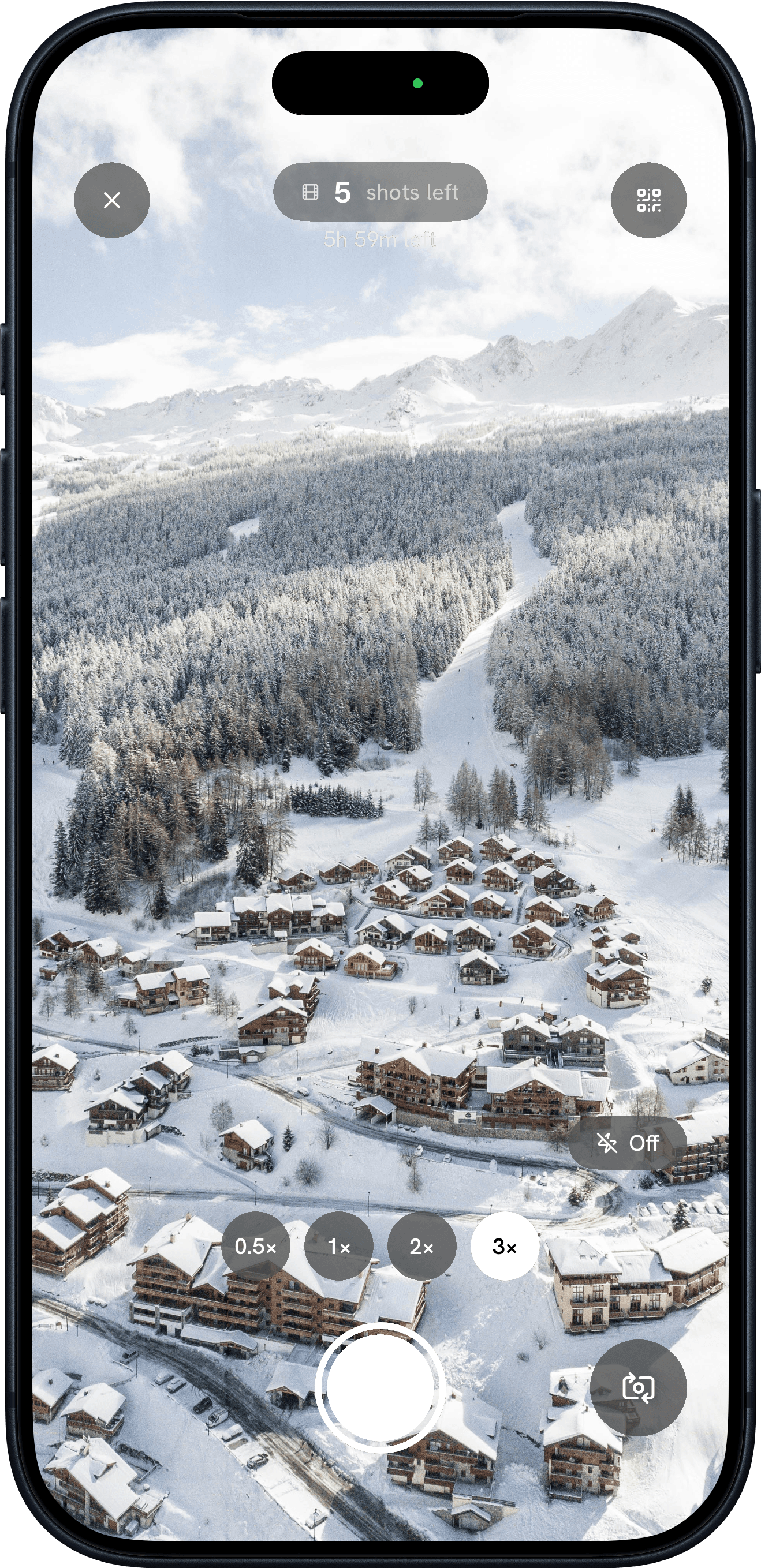 Taking a photo at Woche in Whistler